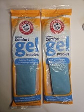 2 Packs NEW Arm Hammer Comfort Gel Insoles MEN 7-13 WOMAN 5-10 Shoe Inserts