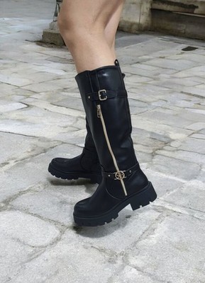 DAMEN STIEFEL SCHWARZ RENATO ARMBRUST RB3634 PLATEAU STIEFEL WINTERMODE
