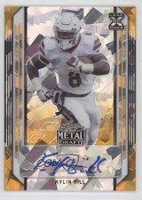 2021 Leaf Metal Draft Gold Crystals 1/1 Kylin Hill #BA-KH1 Auto 12hh