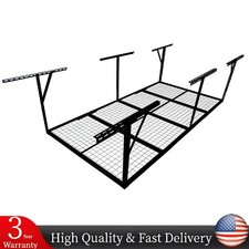 4x8 Overhead Metal Garage Ceiling Storage Rack Adjustable 22 -40 600lb Capacity
