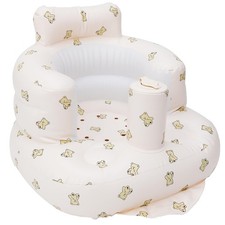 Baby Inflatable Seat with Built-in Air Pump, Portable Sit Me Up Floor Seat fo...