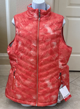 NWT SUNICE MACI THERMAL REVERSIBLE VEST SZ XL ORANGE & Oyster GRAY GOLF OUTDOOR