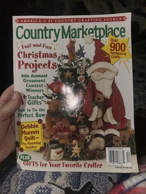 Country Marketplace magazine Christmas Projects;Ephemera, Patterns, Nov/Dec 2003