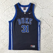 Vintage Nike SHANE BATTIER #31 Duke Blue Devils Jersey Size Large Made USA NCAA