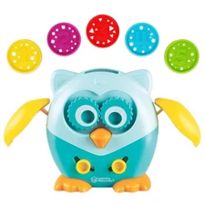 Learning Resources Hoot The Fine Motor Owl - 6 Pieces, Ages 18+ Months Toddler