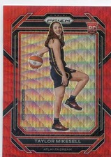 2023 Panini Prizm WNBA TAYLOR MIKESELL RC ROOKIE #145 RUBY RED WAVE PRIZM DREAM