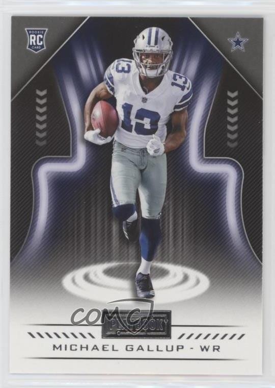 2018 Panini Playbook Rookies Michael Gallup #152 Rookie RC 07rd