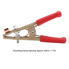 Red Cover Welding Ground Clamp 300A A Type Earth Clip Firm Clamping Fixing SG