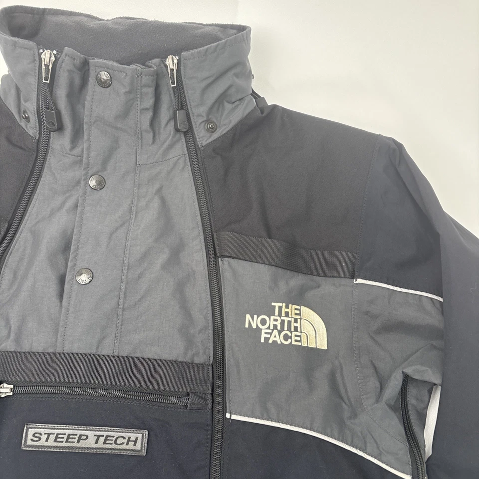 Chaqueta The North Face Steep Tech para hombre M Scot Schmidt negra gris concha Foto 2 de 4