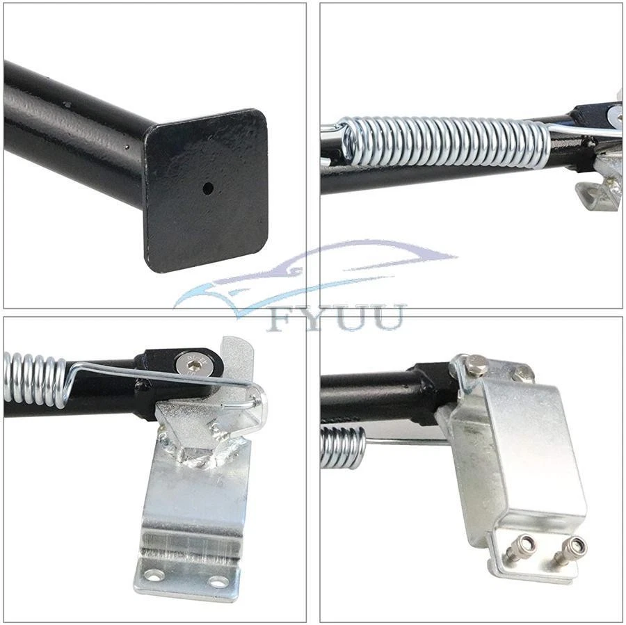 Abrazadera universal de 14" con soporte lateral para moto todoterreno de alta resistencia Foto 4 de 4