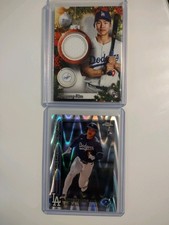Hyeseong Kim (Lot Of 2 Rcs) Holiday Patch, Topps Chrome Wave