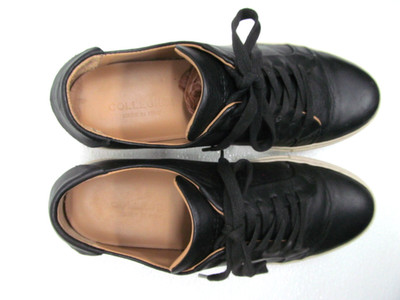 Collegium Pillar Leather Sneakers Black Oxfords Men's size US 8