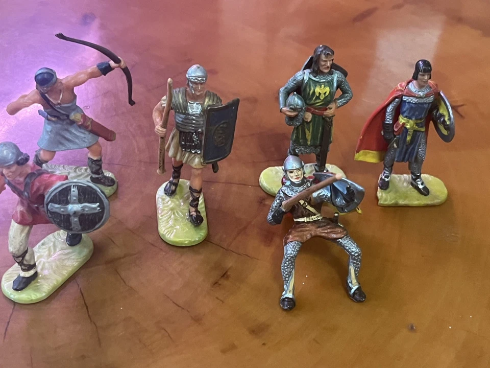 Эластолин 70 мм римляне, солдаты лот из 6 как есть - Изображение 2 из 4