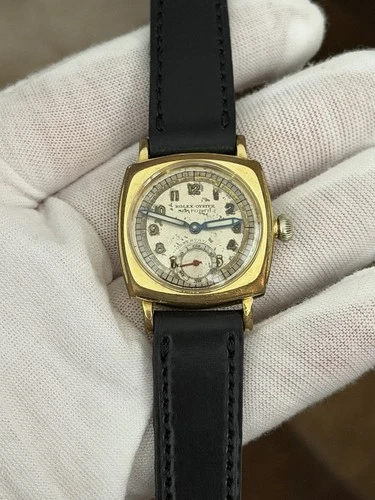 Vintage Rolex Oyster Seaforth Cushion Case WW2 Military Watch