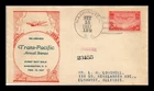 DR JIM STAMPS US COVER TRANS-PACIFIC 50C AIR MAIL FDC SCOTT C22 REGISTERED