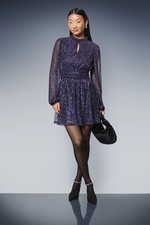 Dorothy Perkins Purple Mini Dress Womens Party Dresses