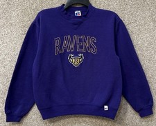 Vintage Russell Athletic NFL Youth Large Baltimore Ravens Crewneck Sweatshirt US