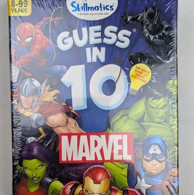 Skillmatics GUESS IN 10 Marvel Edition Quick Game of Smart Questions NEW Sealed