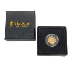 2021 Hattons 1/8 Sovereign 22ct Gold Proof Coin Boxed George & The Dragon