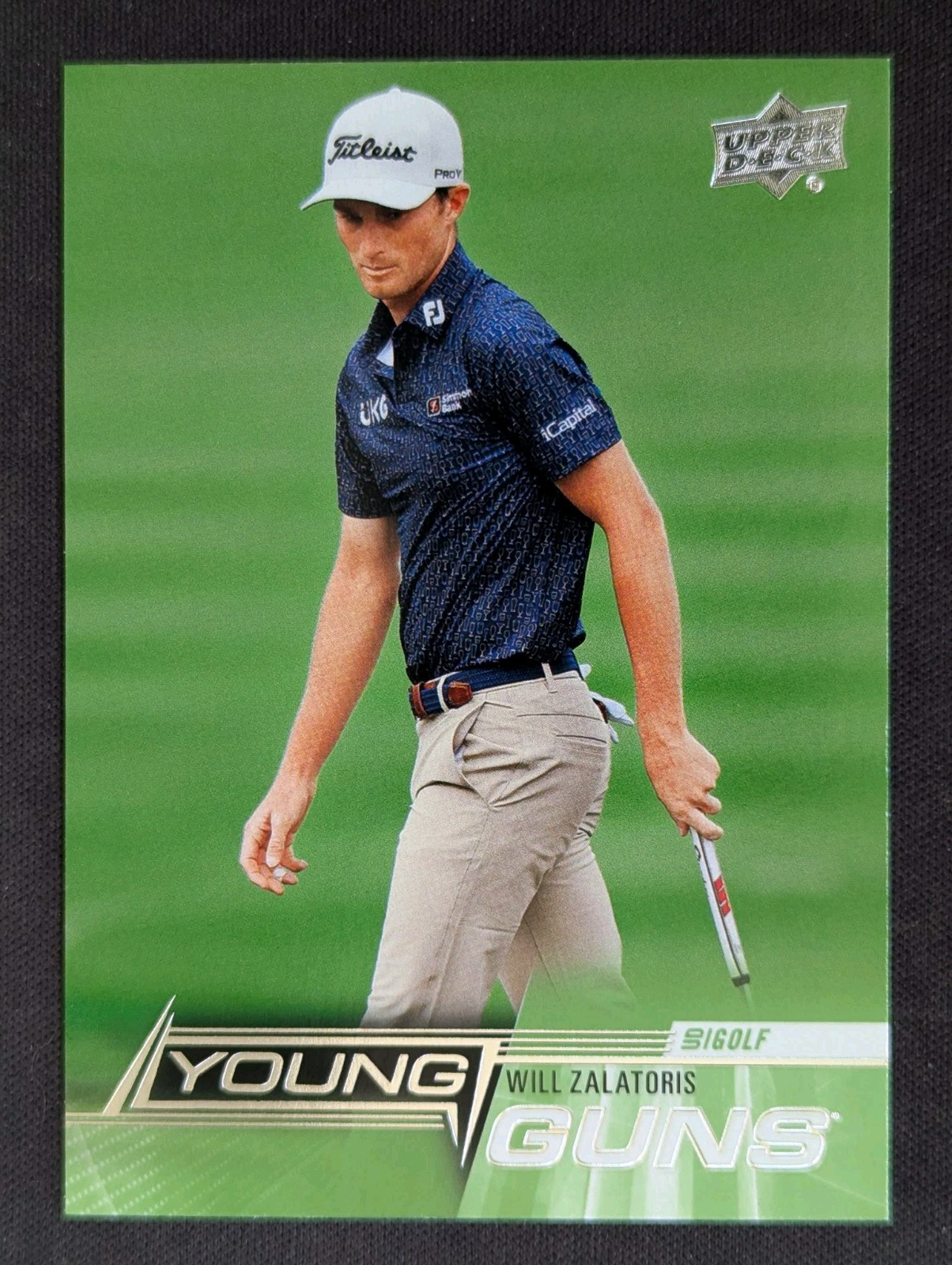 Will Zalatoris ROOKIE RC Young Guns! 2024 Upper Deck Golf! Card #109