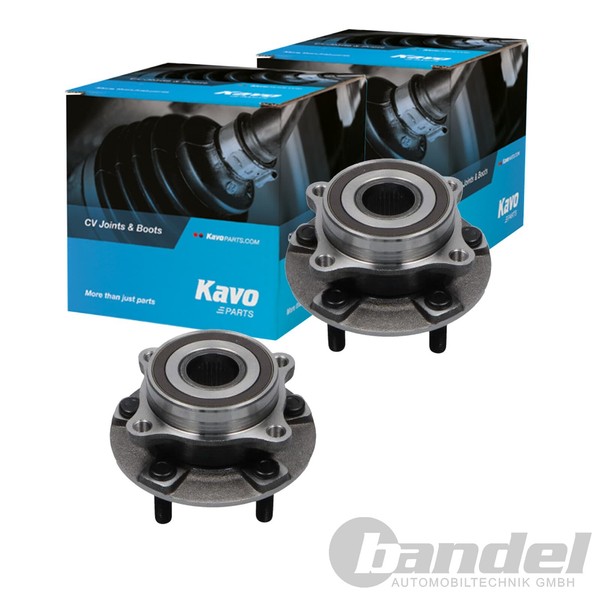 2X Kavo Parts RADLAGER-SATZ Vorne Links+Rechts Passend FüR Mitsubishi Lancer-image