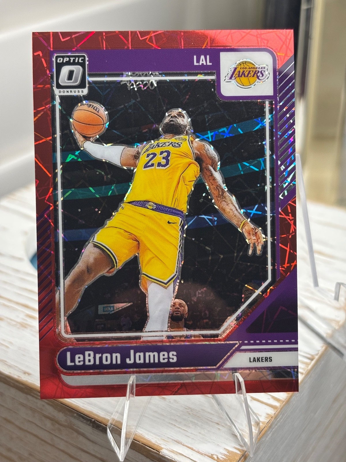 2024-25 Panini Donruss Optic - LeBron James #148 Orange Hyper Prizm /299