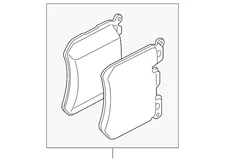 Genuine BMW Brake Pads Front 34-11-6-889-570