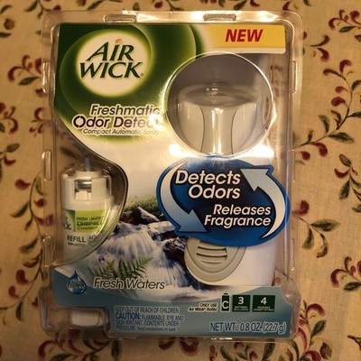 New Air Wick Freshmatic Automatic Odor Detect Fresh Waters Air Freshener