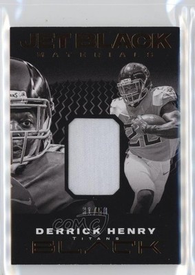 2020 Panini Black Jet Black Materials Copper 31/50 Derrick Henry #JB16 10yl