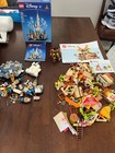 Lego Disney LOT of 2 Sets (Mini Disney Castle, Moana) Incomplete Sets w/ Manuals — photo 1