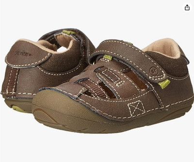 Stride Rite Boys' SRT SM Antonio Infant/Toddler Brown Shoe Size 5 Wide