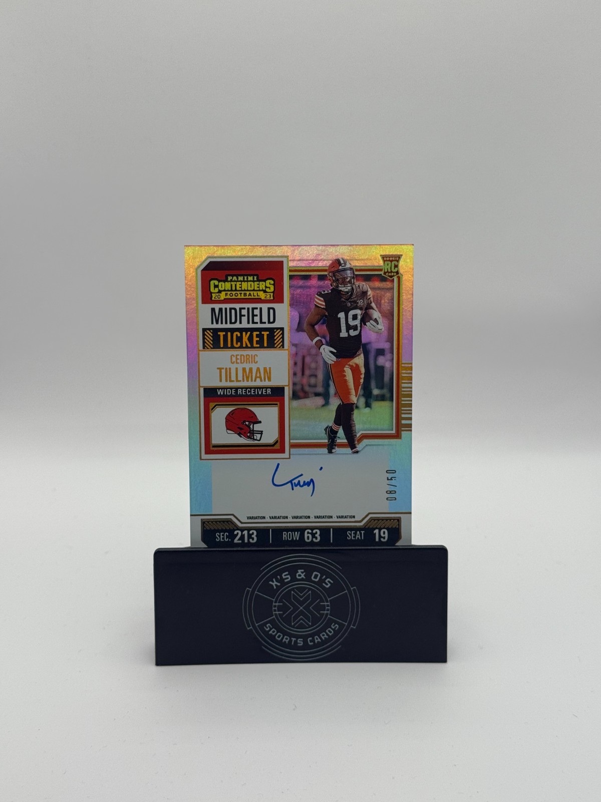 2023 Panini Contenders Midfield Ticket Autograph #104 Cedric Tillman /50