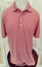 Chick-Fil-A Polo Shirt Mens Medium Red Performance OOBE Hydro Chill Team Uniform