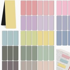 96 Piece Morandi Magnetic Bookmarks – 16 Colours great bulk item for classrooms