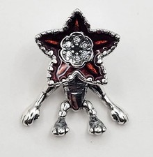 925 Sterling Silver Demogorgon Monster Charm Pendant With Moveable Arms