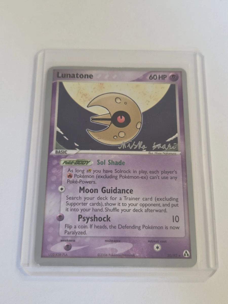 ルナトーン チャンピオンロード PSA9 世界に1枚 Lunatone 20/92 World Championship Decks for sale | eBay