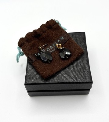 Ohrringe Tateossian Stocky Quartz & Sterling Silber mit Vergoldung