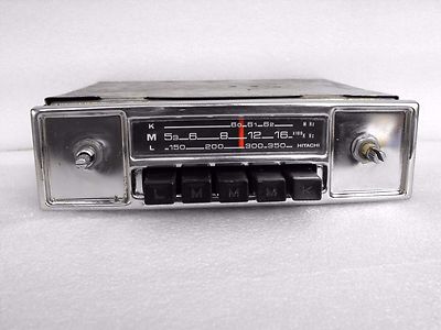Vintage Car Radio Oldschool Hitachi WM-860E Tokyo Japan 3-Band MW