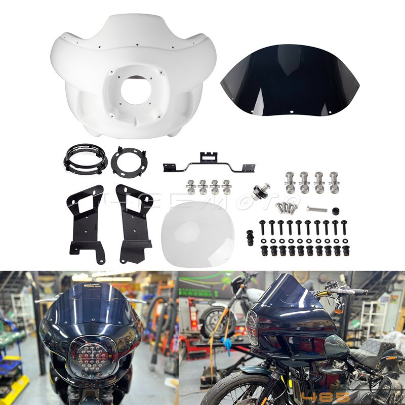 Front Upper Fairing For Harley Softail Street Bob FXBB Low Rider S