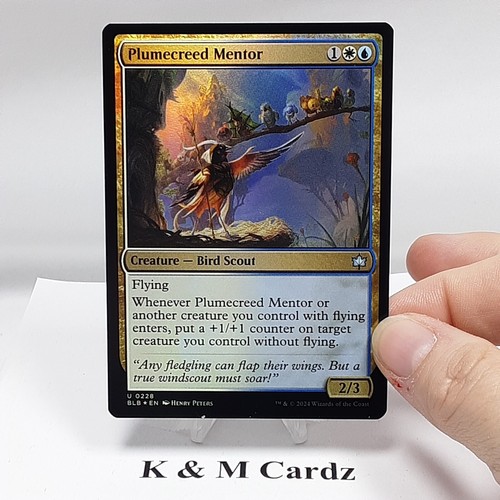 MTG - Bloomburrow - Plumecreed Mentor - Foil - #0228 - Near Mint - Picture 1 of 3