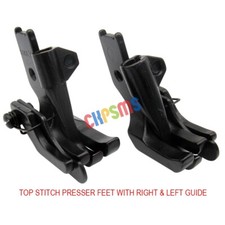 2 sets S585 R L feet with L R edge guide Fit For JUKI CONSEW SINGER BROTHER