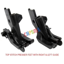 2 sets #S585(R+L) feet with L&R edge guide Fit For JUKI CONSEW SINGER BROTHER