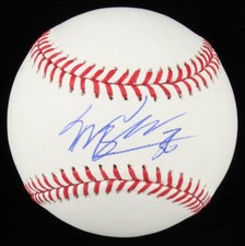 MIKE FORD SIGNED RAWLINGS OFFICIAL MLB MANFRED BASEBALL w/ JSA COA N.Y. YANKEES 