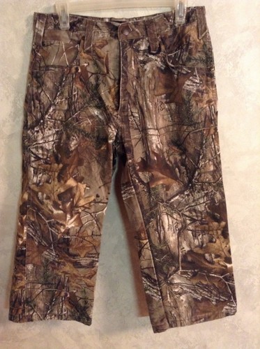 Real Tree Camo Hunting Boys Pants Jeans 