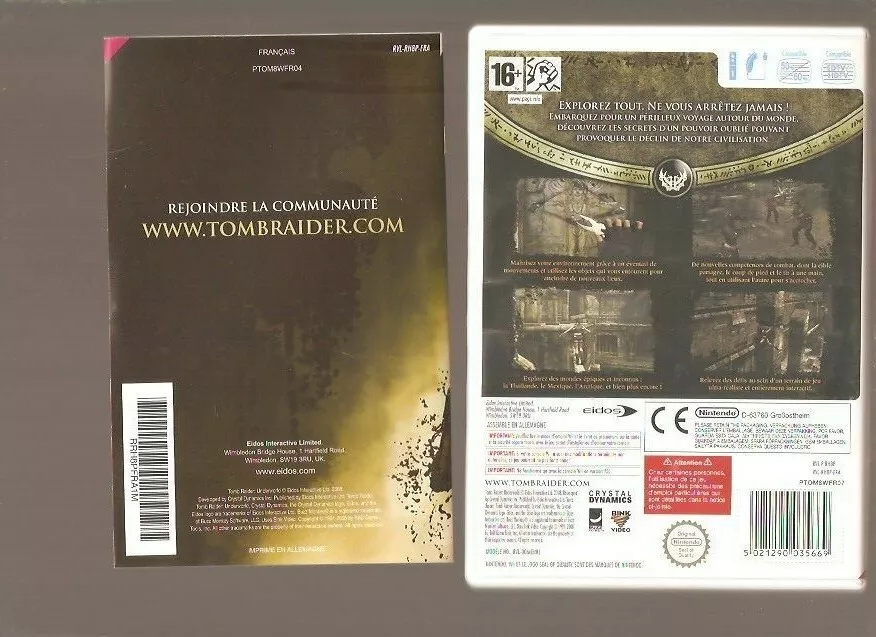 TOMB RAIDER UNDERWORLD Le Meilleur Volet de la S rie Culte Sur