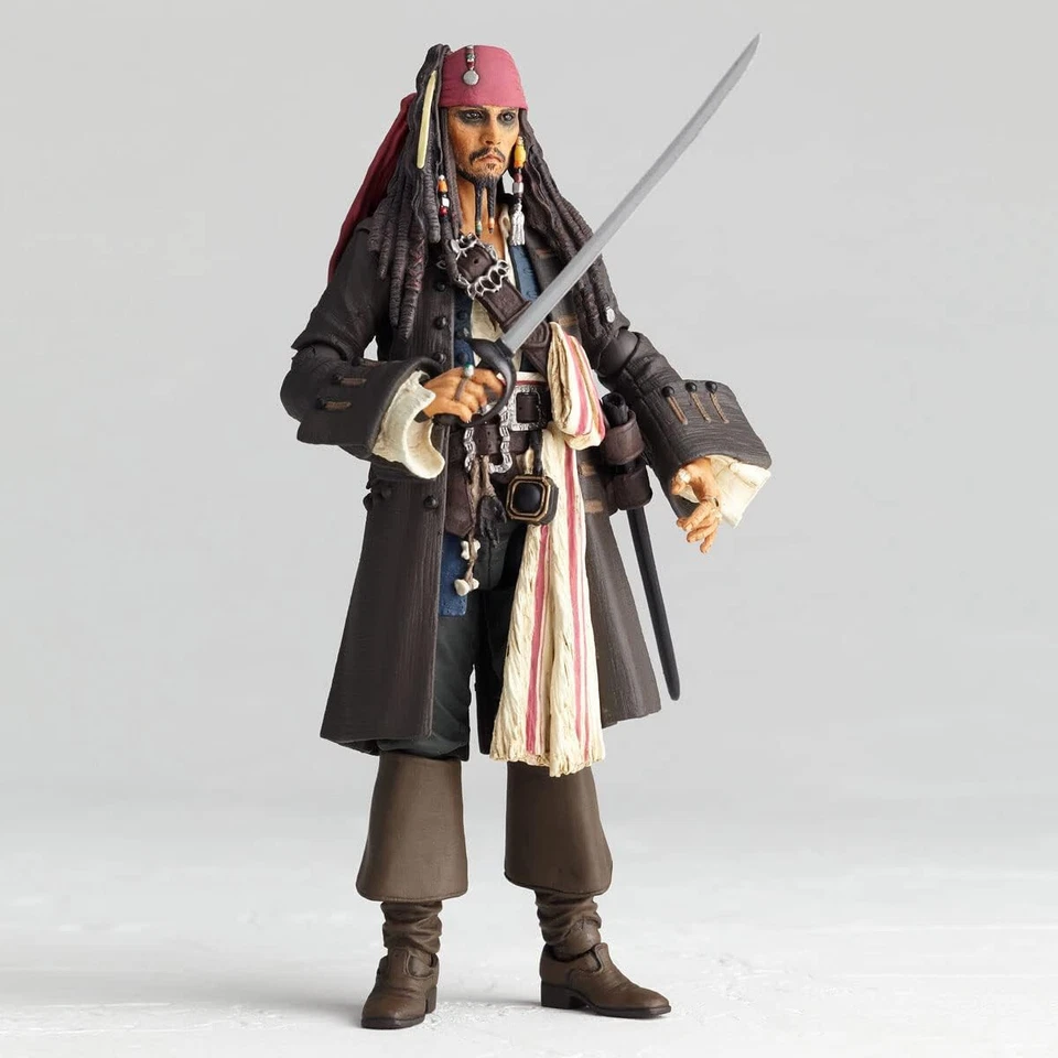 KAIYODO REVOLTECH Pirates of the Caribbean JACK SPARROW w/ Tracking NEW - Image 2 of 4