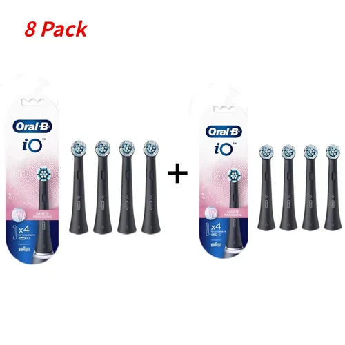 2/4/8x Oral-B Original iO Ultimate Clean Weiss Zahn Aufsteck Ersatz Bürstenköpfe - Bild 11 von 22