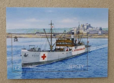2013 JERSEY RED CROSS & RED CRESENT STAMP MINI SHEET MINT