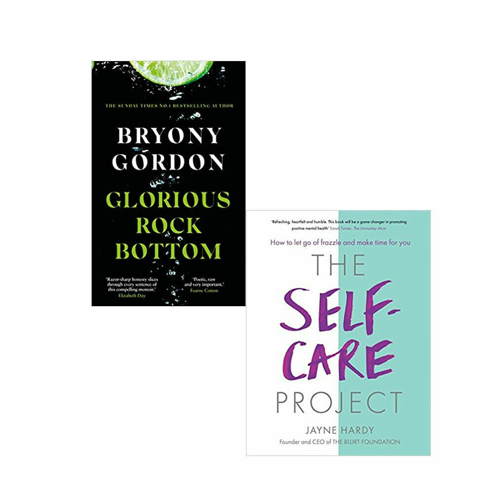 Glorious Rock Bottom shocking story,The Self-Care Project 2 Books Collection Set