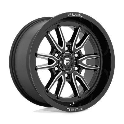 Fuel Off Road D761 CLASH 18x9 6x120 1mm Gloss Black/Milled; D76118909450